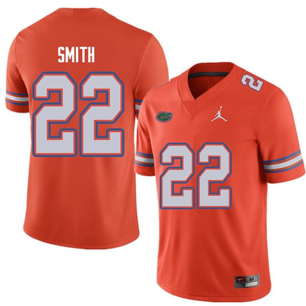 NCAA Florida Gators Emmitt Smith Men's #22 Jordan Brand Orange Stitched Authentic College Football Jersey QJI5564WO